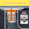 Universal Bathroom Drain Odor Blocker Anti-Odor Floor Drain Trap Plastic Drain Odor Stopper Effective for Bathrooms
