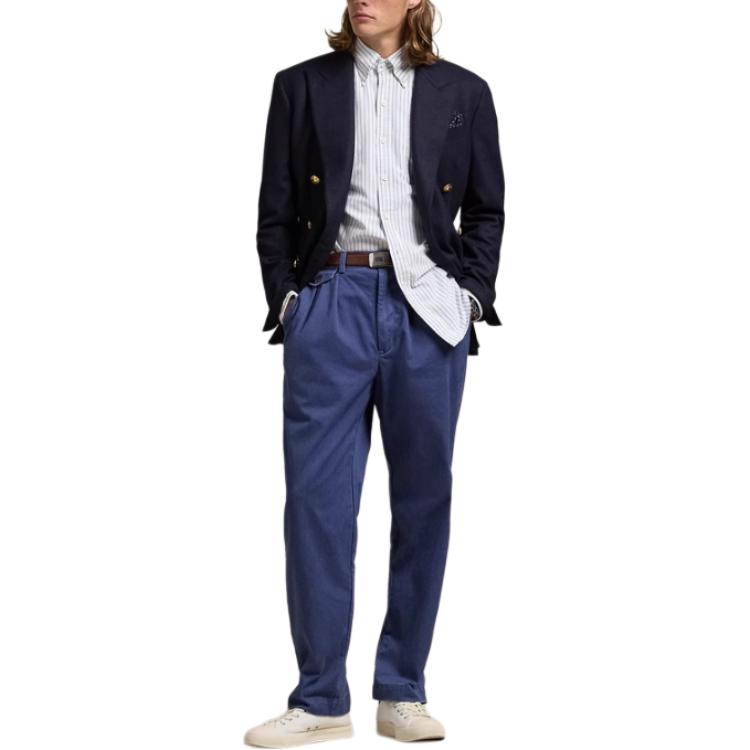 Polo Ralph Lauren SS25 Casual Pants Loose Fit Men's Blue MNPOPNT14H20084-410