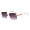 New Vintage Frameless Square Sunglasses Women Men Rectangle Sun Glasses Female Eyewear Sunglasses for Male Female Eyeglasses