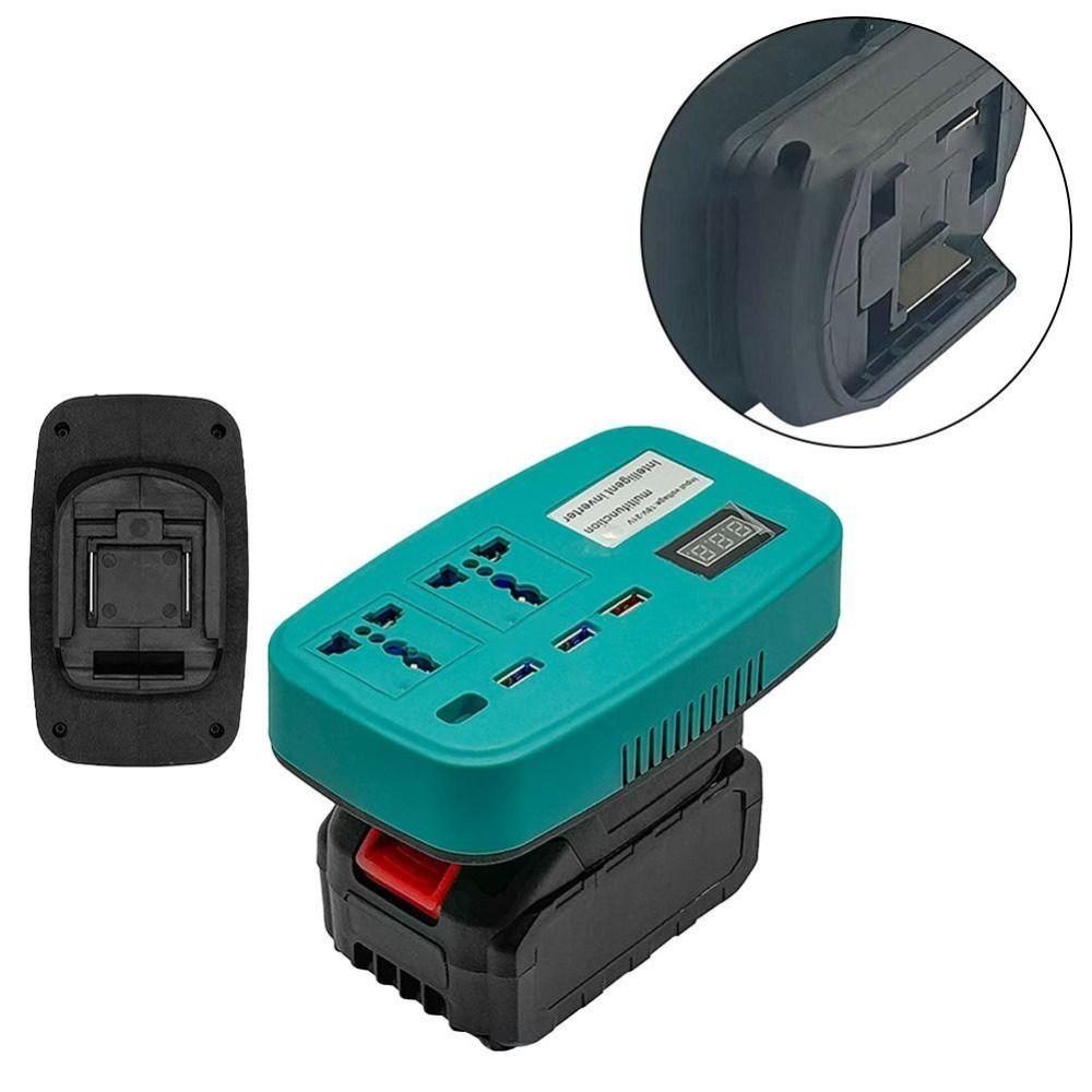 Компактний літієвий інвертор постійного струму 21 В на 220 В, потужний перетворювач живлення, розумний багатофункціональний інвертор для акумулятора