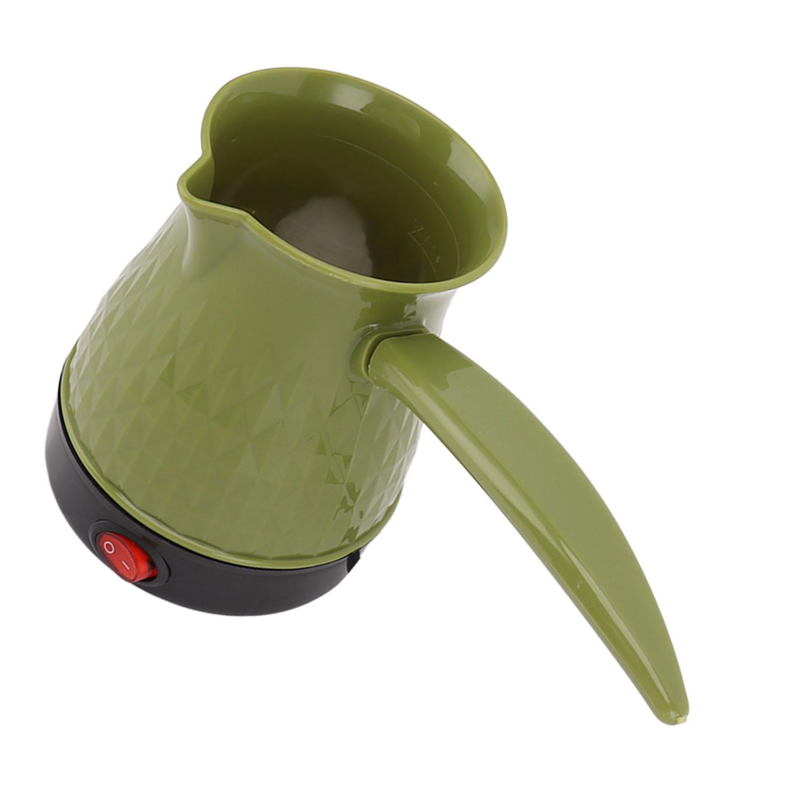 500ML Elektrische Koffiepot Snel Verwarmend Dubbel Draagbare Koffiepot met Afneembaar Handvat 600W