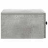 Wall Mounted Nightstand Concrete Gray 33 x 34.5 x 20 cm