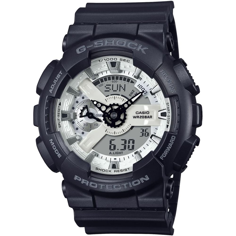 Casio G-Shock GA-110WD-1A Analog-Digital Quartz Men s Watch Black Stainless Steel 200m Water Resistant