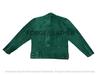 Suede Biker Motorcycle Casual Wear Handmade Men's Green Jacket Genuine Warm Soft