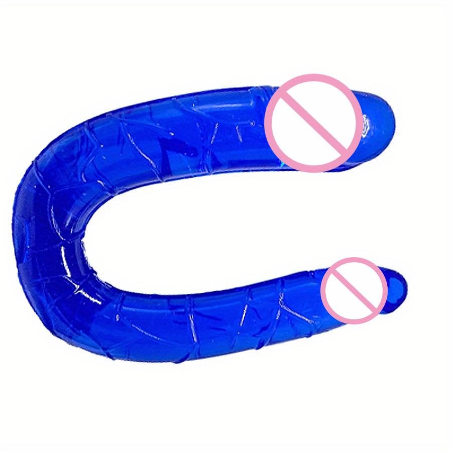 Double Ended Realistic Jelly Dildo Penis Rooster Anal Butt Plug Massager G-Spot Stimulation Orgasmic Adult Sex Toy for Women Men