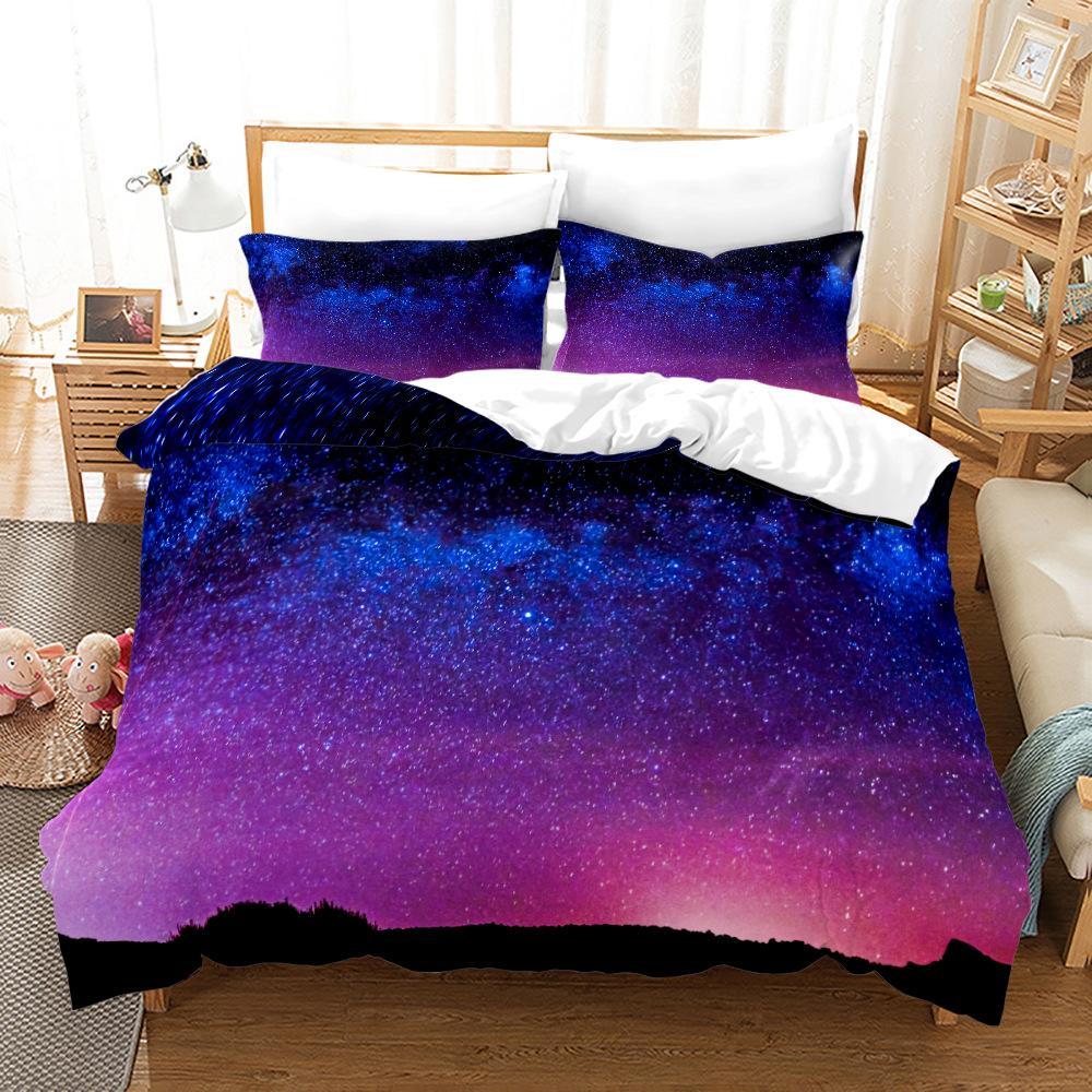 Outer Space Bedding Set  For Children Planet Duvet Cover Bed Cover Comforter Bed Quilt Cover High Quality 240*220