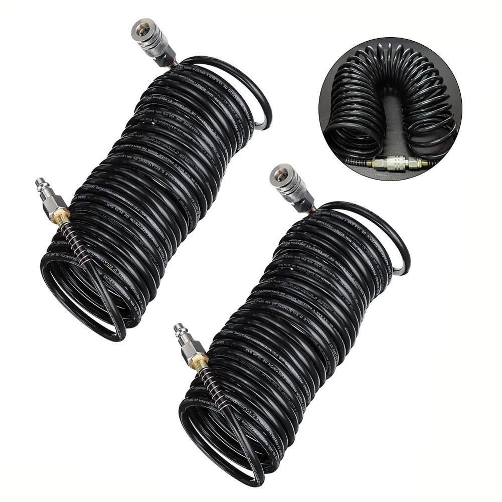 PE Pneumatic Adapter Quick Coupler Inflating Coil Air Hose Compressor For Automotive Repair And Machinery