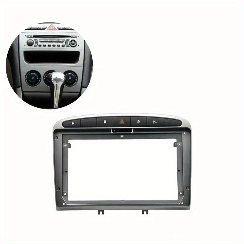 2 Din Car Frame Fascia Audio Fitting Adaptor Dash Trim Facia Panel 9inch For PEUGEOT 308 408 2010-2016 Double    