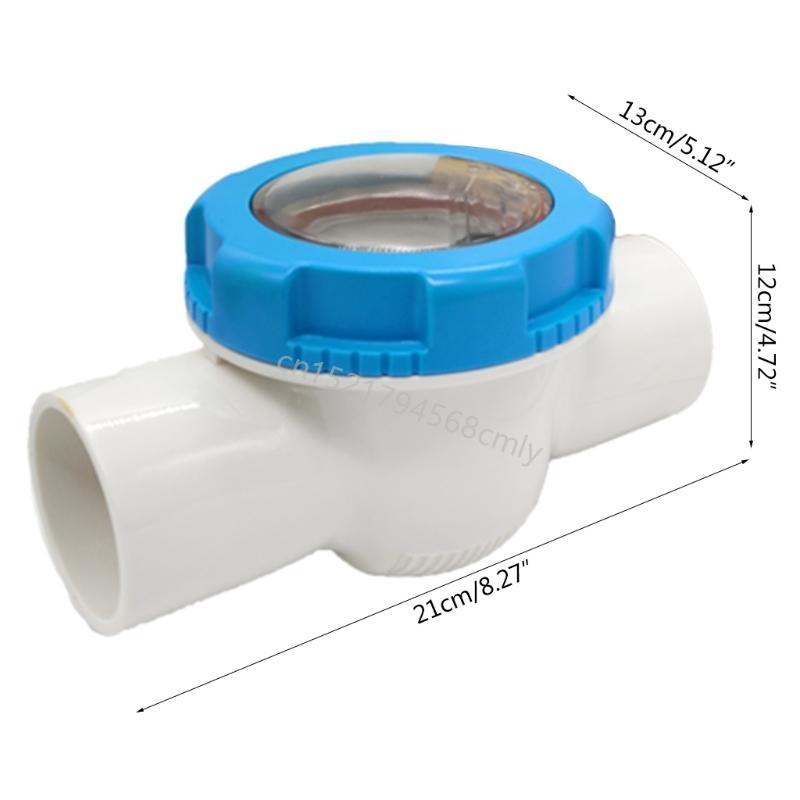 Non Return Clear Chamber Visual Check Flapper Valves 63mm for Swimming Pools 6XDE