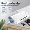 Multifunctional Six-in-One Mobile Phone Card Reader: TD, SD, OTG, USB Drive