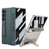 Applicable to Samsung Z fold1 mobile phone case magnetic hinge pen slot case film integrated anti-privacy glass fold1 protective case