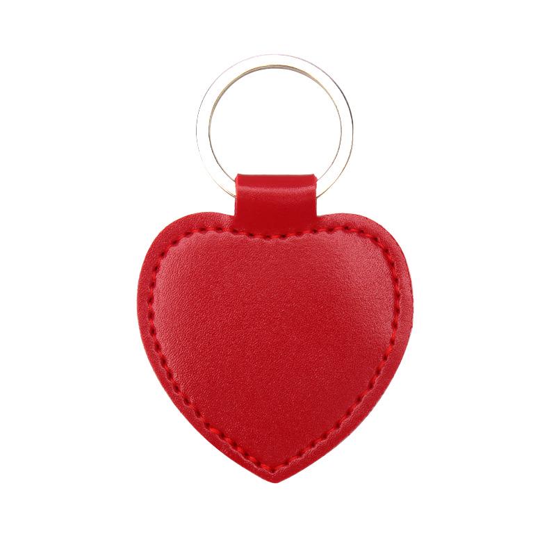 

Кожаный брелок в форме сердца: Стильный брелок для ключей от делового автомобиля и аксессуар для сумки с возможностью нанесения логотипа.