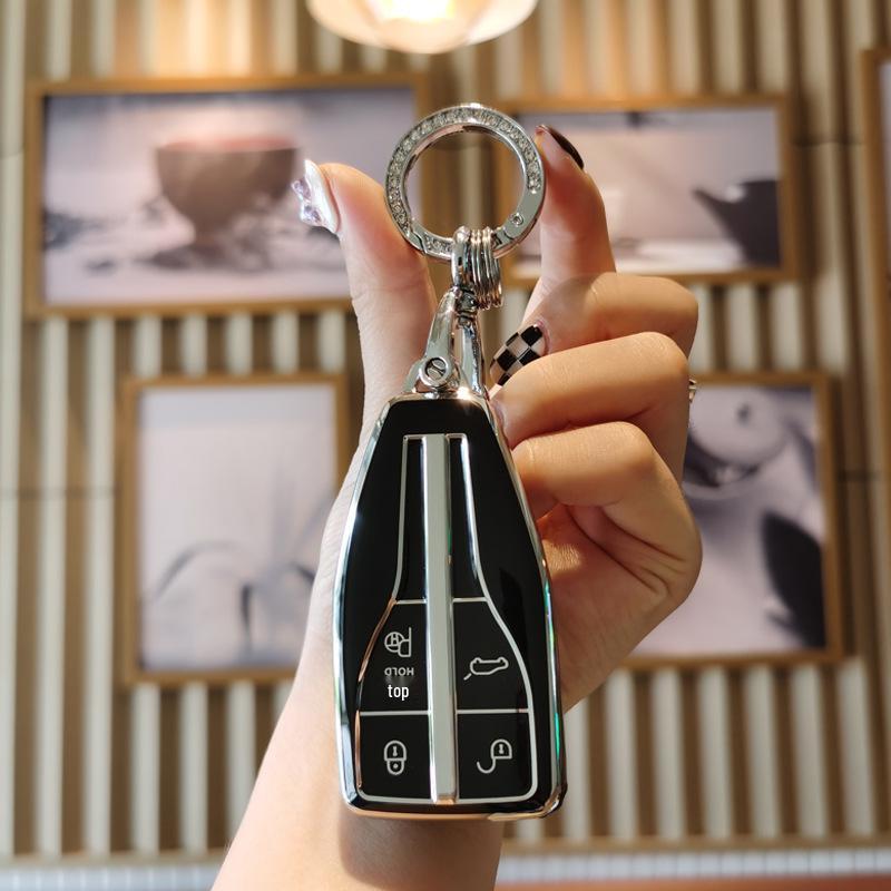 2023 Hongqi H5 Key Case for Women: Compatible with H7, H9, HS5, HS7, HS3 - Protective Car Key Cover and Buckle