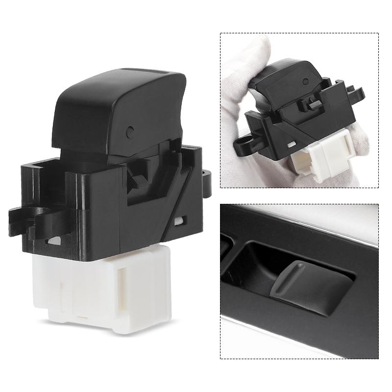 25411-0V00A Single Window Power Switch For NISSAN PATROL GU Y61 1997-2012 Navara D22 2003 2004 2005 2006 2007 2008-2016 Black