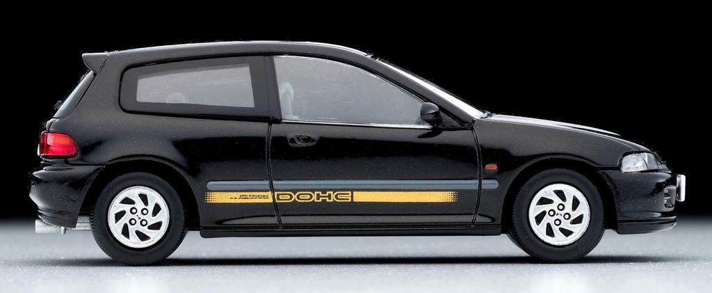 Tomica Limited Vintage Neo Scale Honda Civic Si 20th Anniversary Model 311942 1/64 LV-N48g (Black, Finished)