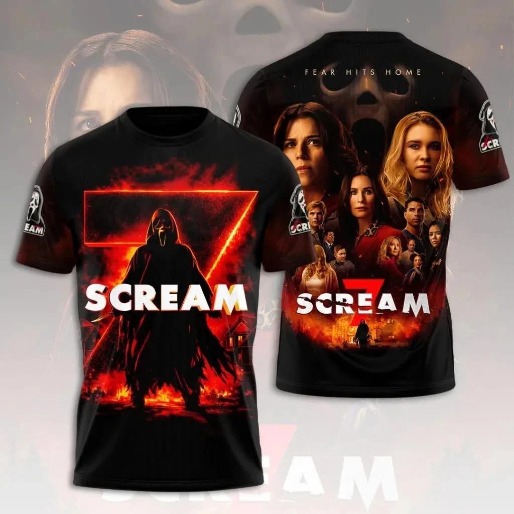Scream 7 Movie, 2026 Horror Film TShirt - All Over Print Shirt M864 3XL