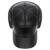 Cap Outdoors Plush Pilot Caps Winter Warm Ear Muff Hats PU Leather Beanies Hats Earflaps Caps