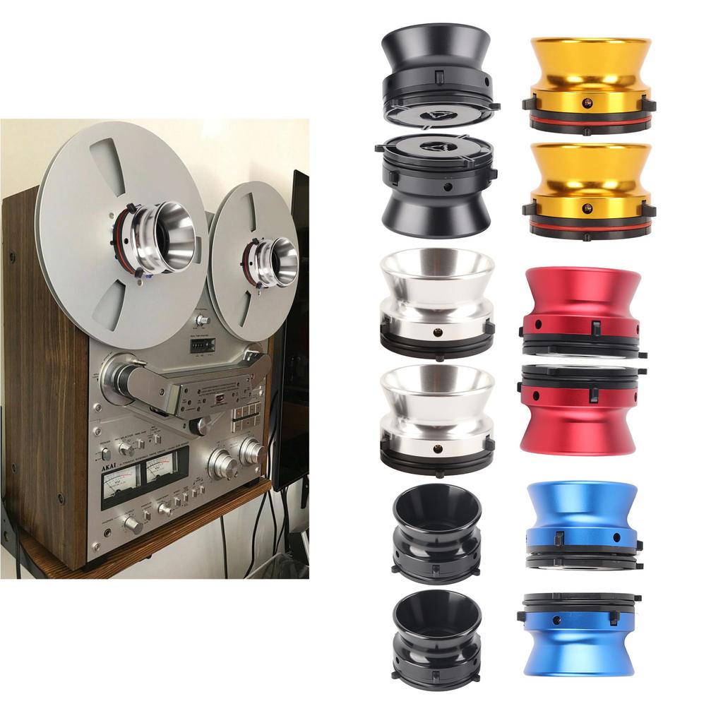 Aluminum Alloy NAB Hub Adapters 10 Lockable for Reel Tape Recorders Universal Loading Device Easy Installation