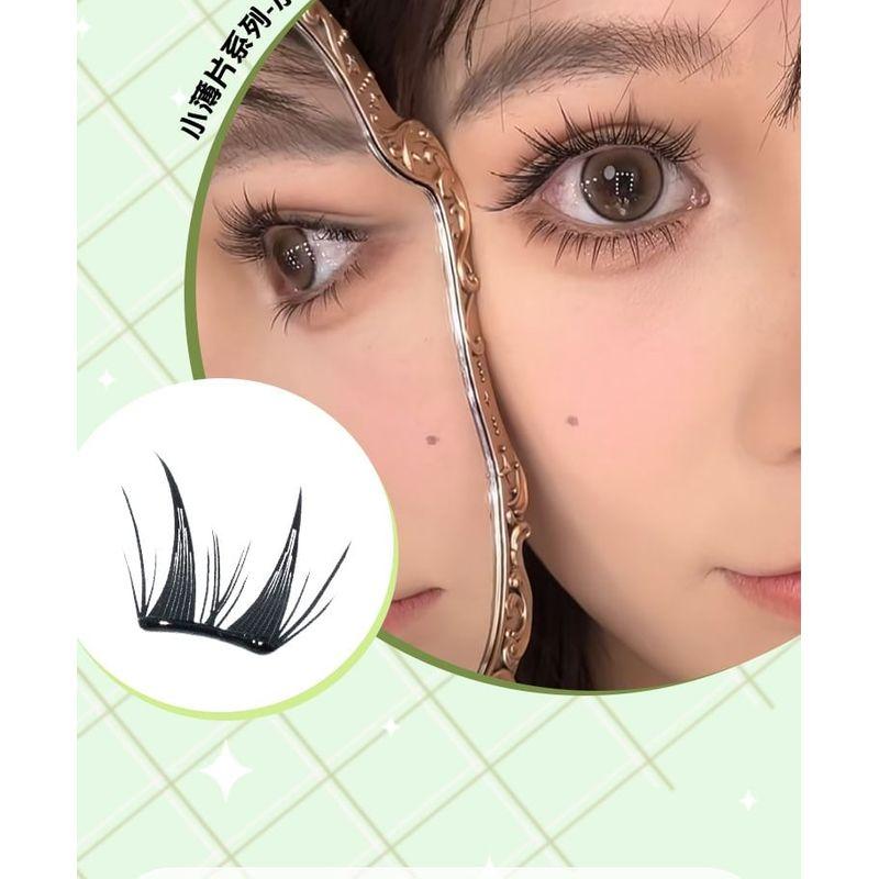 LuxeFlutter - Kleberfreie Spiky Cluster Falsche Wimpern