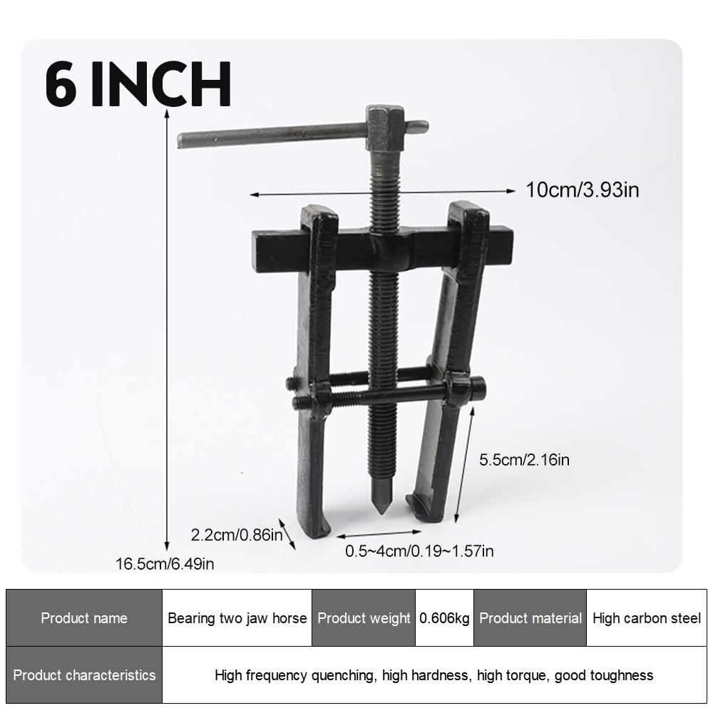 Extractor de rulmenți interior al mașinii Extractor cu 2 fălci Rulmenți cu bile și roți dințate Dispozitiv de îndepărtare a rulmenților solidi ușor de utilizat