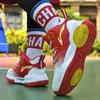 Autumn / Winter Leather Super Fiber Leather Children's Basketball Shoes Youth Casual Basketball Sports Shoes