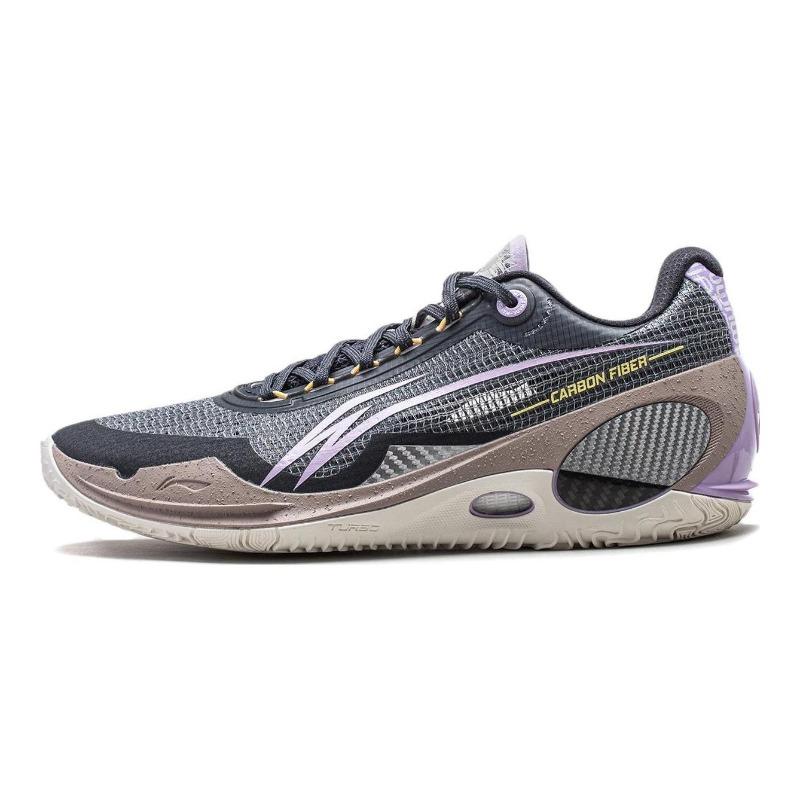 Мужские низкие баскетбольные кроссовки Li-Ning Wade 808 III Ultra Черно-фиолетовые ABAT051-10 46