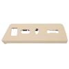 Driver Seat Switch Panel 4 Holes 9L3Z 14A706 MA Seat Adjustment Housing Replacement for Ford 2009‑2014 Beige