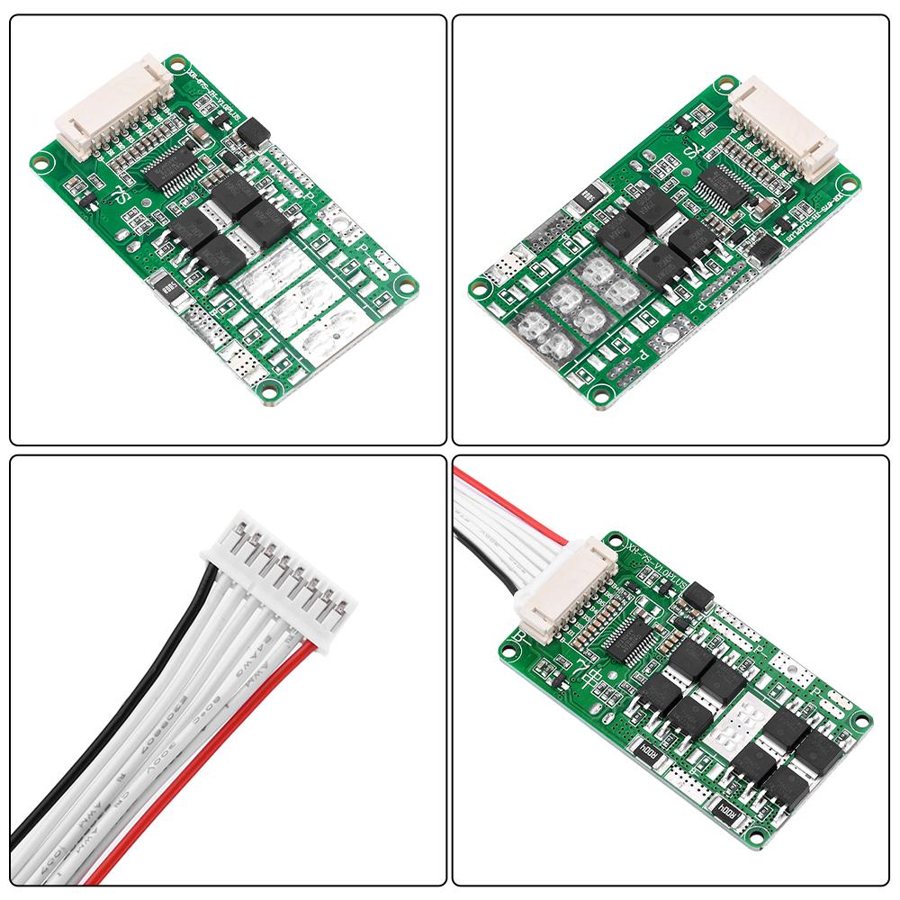 BMS 7S 24V 10A/15A/18A Lithium Battery Protection Plate Same Port Lithium Battery Protection Board With Equalization for E-bike