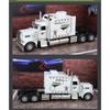 1/24 Trailer American Tow Truck Head Tractor Diecast Alloy Miniature Toy Car Model Pull Back Sound Light Collection Gift for Boy