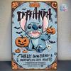 Disney 1pc Stitch-Themed Exquisite Tin Sign, Official Licensed Decorative Wall Art for Home, Bar, Garage, or Garden – Perfect Gi