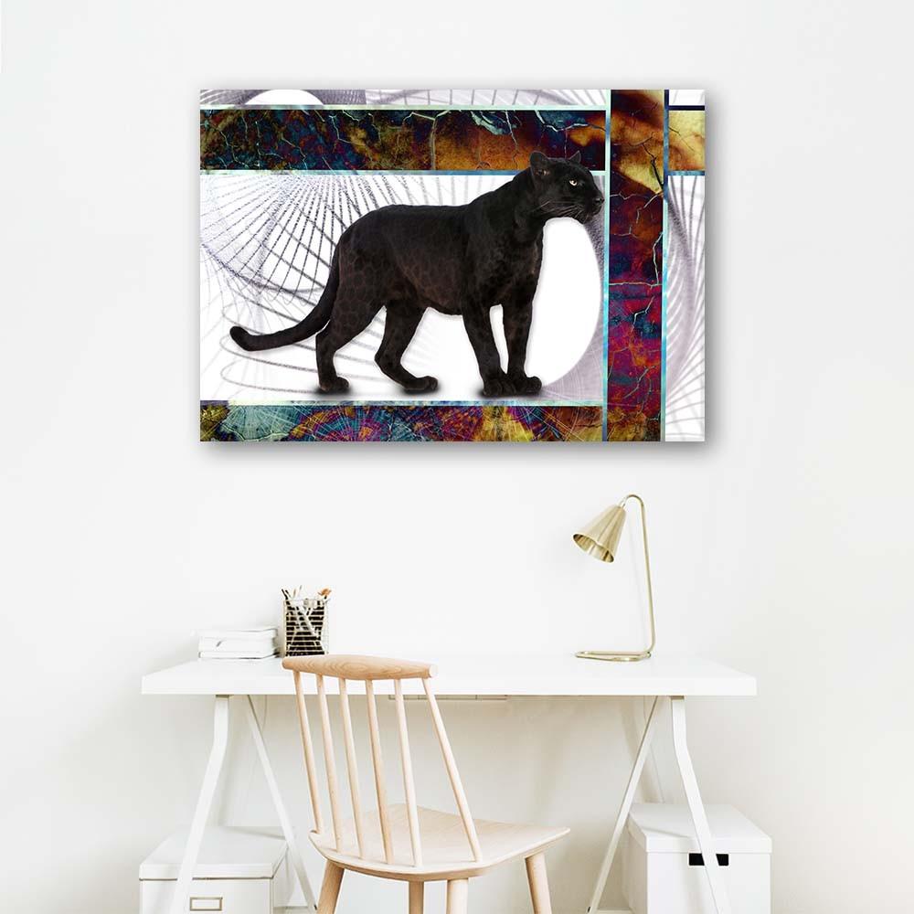 Canvas Print Panther Animals
