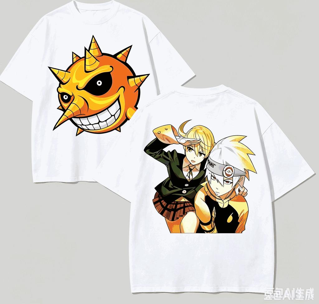 Soul Eater Anime Lover TShirt Harajuku Cotton NewModel High Street Retro Fashion Oversized Unisex Hot Product Soft Breathable