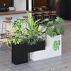 Outdoor Stainless Steel Planter Box Combination