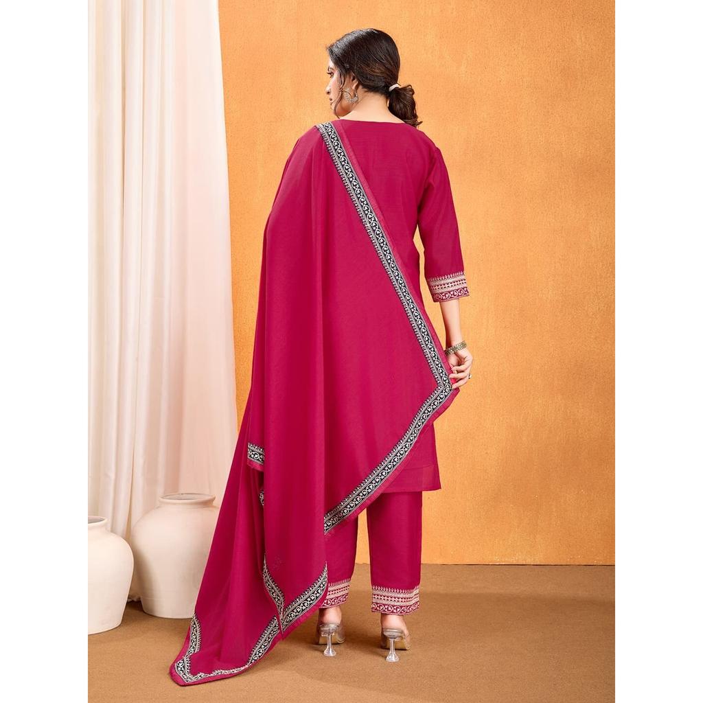 Set Salwar Kameez de Petrecere pentru Femei Bollywood Pakistani Designer Top Tunică Kurti VSO-1769 c