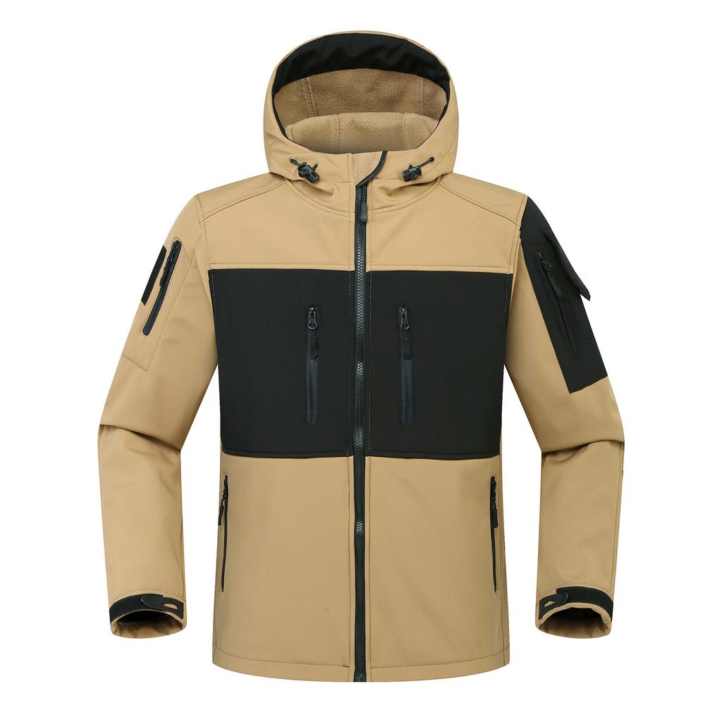 Men's Winter Colorblock Jackets Men's Fashion Trend Jackets Breathable Windproof Jackets Outdoor Sports Jackets