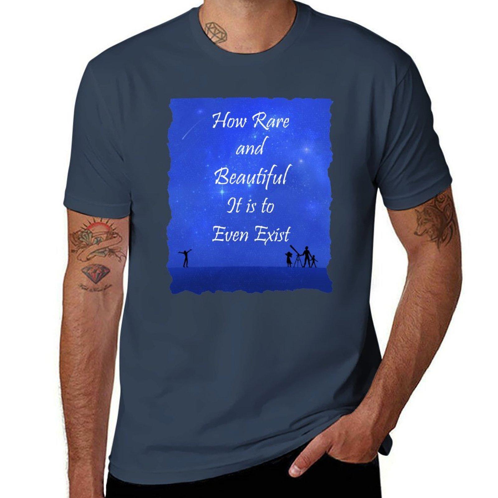 How Rare An Inspirational Space Design TShirt Plus Size Quick Dry Sports Tee S