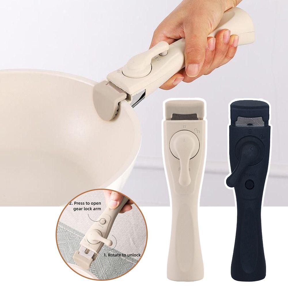Prevent Burns Multifunctional Panhandle Detachable Ergonomic Grip Anti Scald Bowl Clamp Replacement Handle Kitchen Accessories