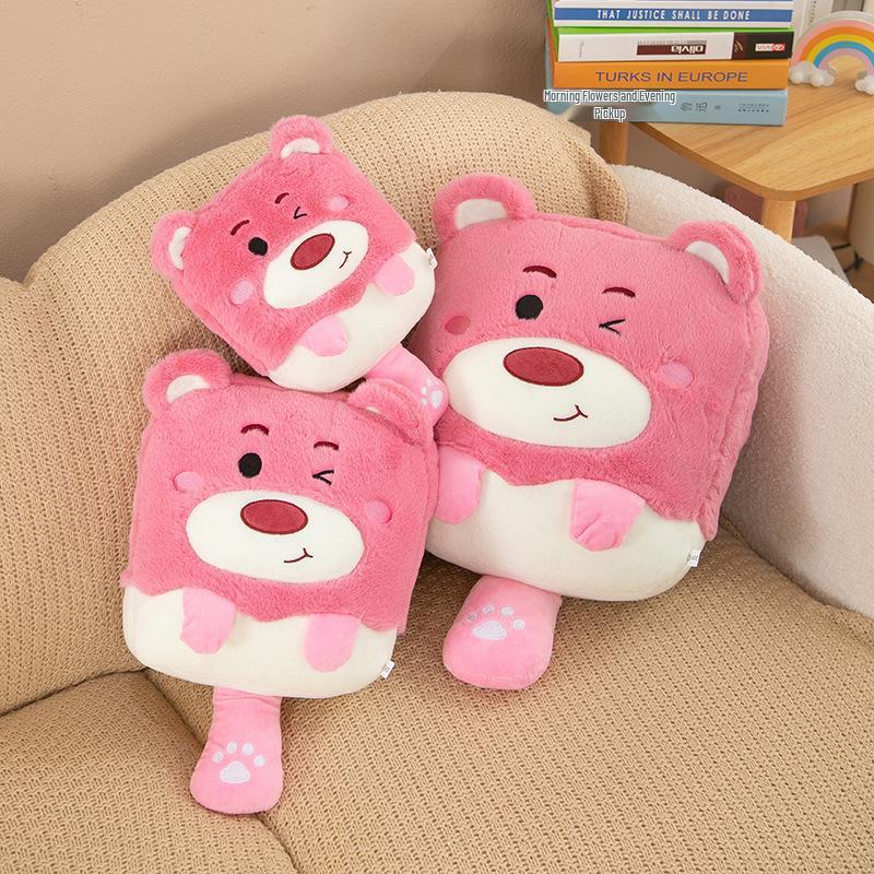 Ice Cream Monster Plush Cushion: Cute Sofa Pillow & Sleep Companion Toy, Perfect Birthday Gift