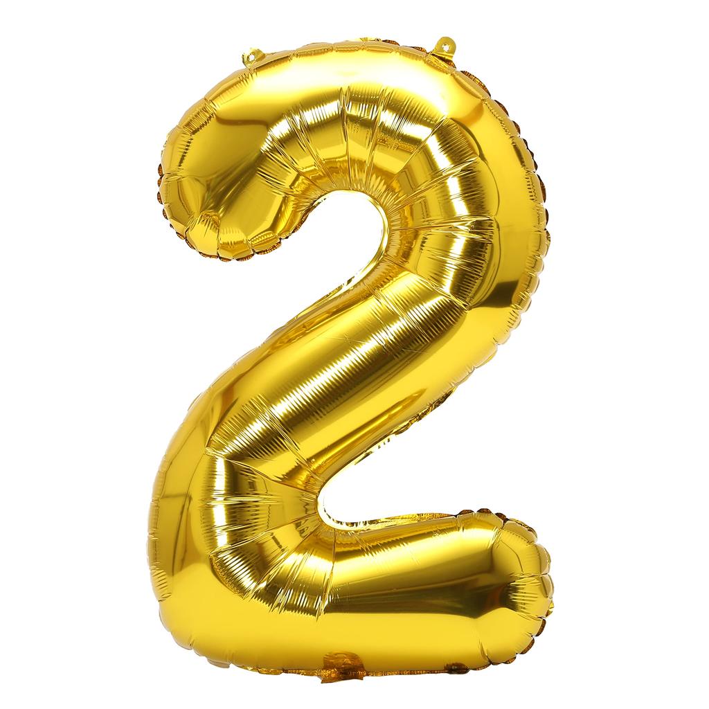 32 Inch Digital Aluminum Film Balloon Paper Card Hardcover Slim Body Digital Party Floating Decoration Balloon