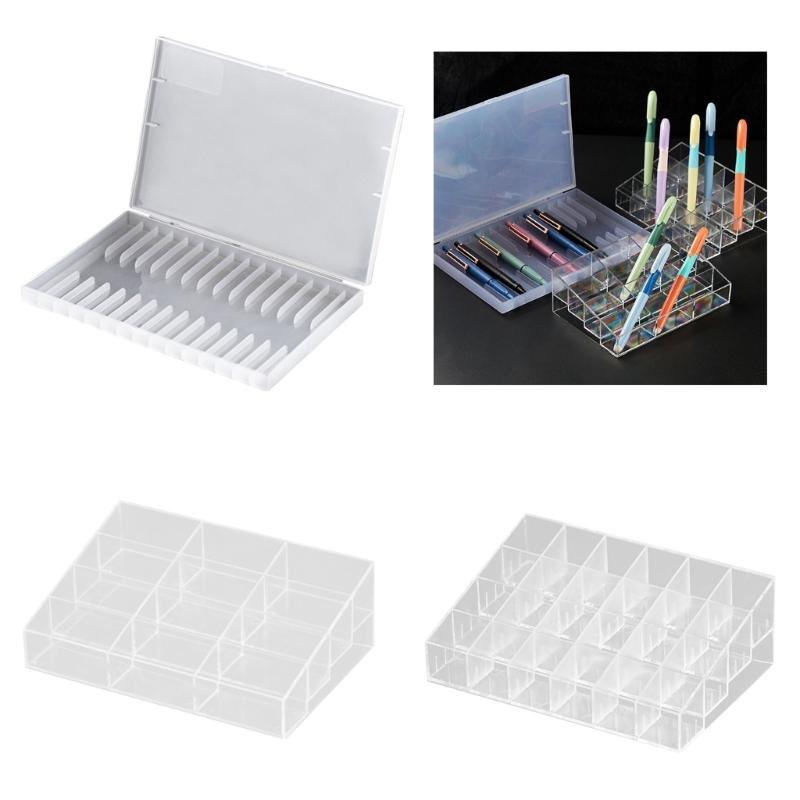 Stiftehalter Stifteorganisatoren Marker-Präsentationsständer 12 Fächer 15 Fächer 24 Fächer Stifte-Präsentationsständer Kunstbedarf-Organisatoren