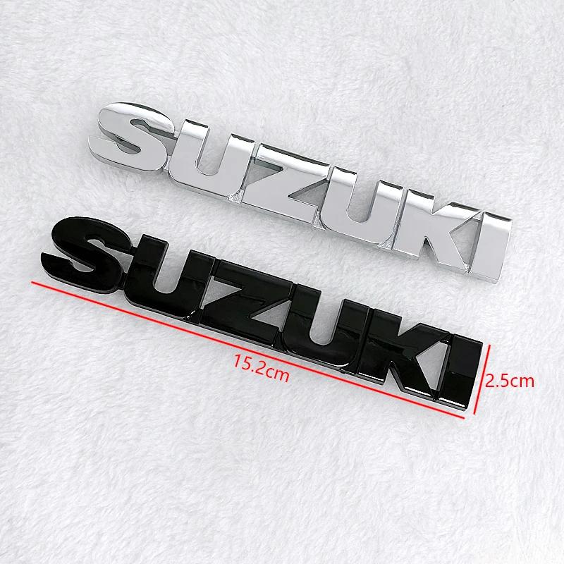 Side Emblem For SUZUKI Swift Sport Jimny Grand Vitara Alto SX4 Alivio Samurai Bandit 3D ABS Car Rear Badge Sticker Decoration