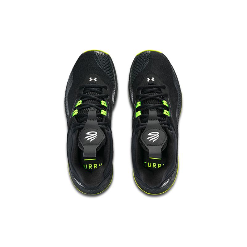 Under Armour Curry 2 Hovr Splash 'Black Green' Sneakers 3025636-001