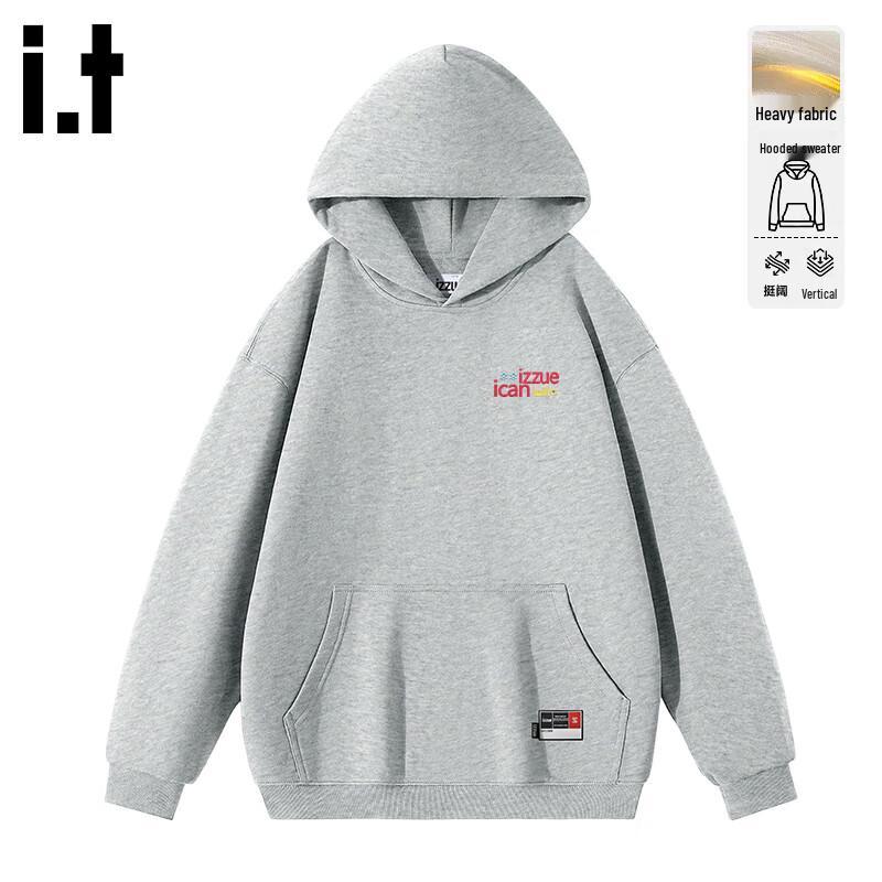 Izzue IT Men's Drop-Shoulder Hooded Sweatshirt