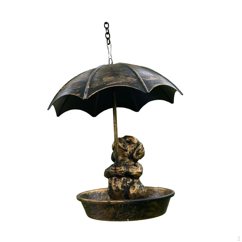 Bird Feeder Food Tray Garden Decor Craetive Animal Shape Water Feeding Birds Station