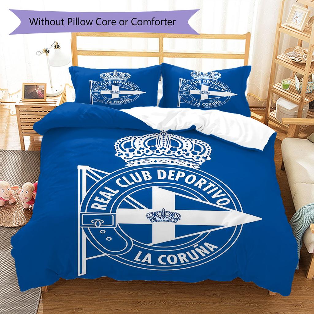 Poster Depor Set Copripiumino Copripiumino Federa Decorazione Casa Regalo di Compleanno (1 * copripiumino + 2 * federa, senza nucleo)
