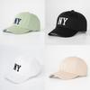 Cotton Baseball Cap With Embroidered Letters For Casual Wear And Sun Protection