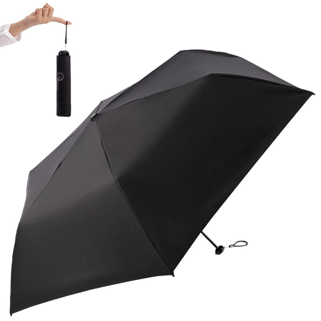 FANACAN Carbon Fiber Parasol with UV Light and Suitable for Rain or and Ultra-Lightweight 100% Protection, Blocking, Compact, Water-Repellent,