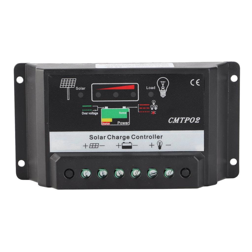 Portable Safety 30A 12 24V Solar Panel Battery Regulator Charge Charging Controller