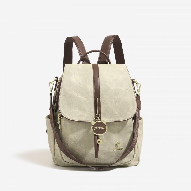 Модный Повседневный Стиль Характер Нишевый Рюкзак Универсальный Высококачественный Женский зелёный