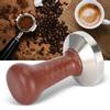 58mm Edelstahl Holzgriff Kaffeetamper Kaffeepulver Presswerkzeug für den Heimgebrauch